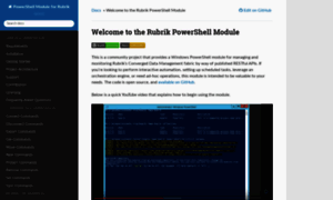 Powershell-module-for-rubrik.readthedocs.io thumbnail