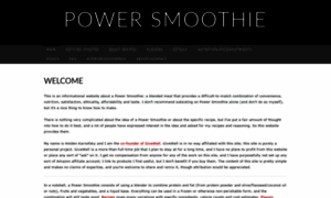 Powersmoothie.org thumbnail