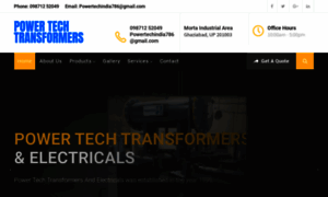 Powertechtransformers.co.in thumbnail