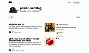 Poweruser.blog thumbnail