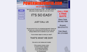 Powerwindowfix.com thumbnail
