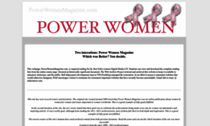 Powerwomenmagazine.com thumbnail