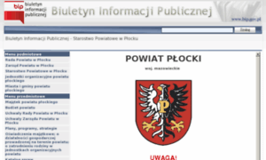 Powiatplocki.bip.org.pl thumbnail