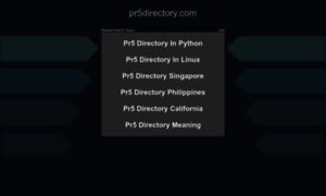 Pr5directory.com thumbnail