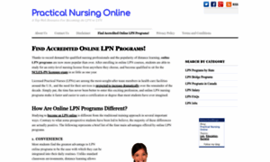 Practicalnursingonline.com thumbnail