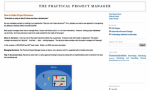 Practicalprojectmanager.blogspot.com thumbnail