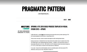 Pragmaticpattern.wordpress.com thumbnail