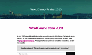 Prague.wordcamp.org thumbnail