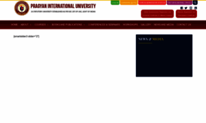 Pragyanuniversity.edu.in thumbnail