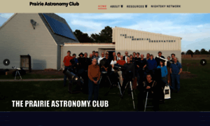 Prairieastronomyclub.org thumbnail