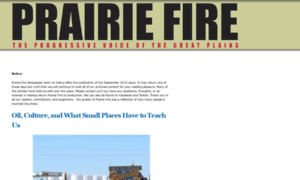 Prairiefirenewspaper.com thumbnail