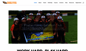 Prairiehawksbaseballclub.com thumbnail
