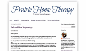 Prairiehometherapy.blogspot.com thumbnail