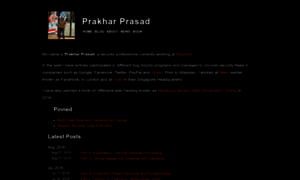 Prakharprasad.com thumbnail