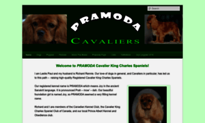 Pramodacavaliers.ca thumbnail