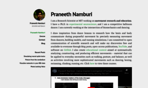 Praneethnamburi.com thumbnail