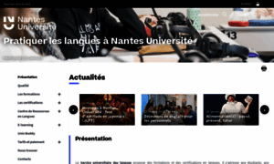 Pratiquerleslangues.univ-nantes.fr thumbnail