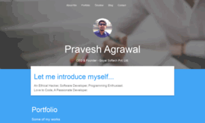 Praveshagrawal.com thumbnail