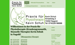 Praxis-fuer-physiotherapie-kevin-schuh.de thumbnail