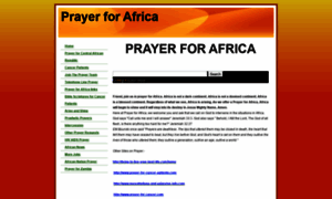 Prayer-for-africa.com thumbnail