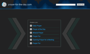 Prayer-for-the-day.com thumbnail