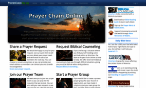 Prayerchainonline.net thumbnail