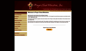 Prayerclosetministries.org thumbnail