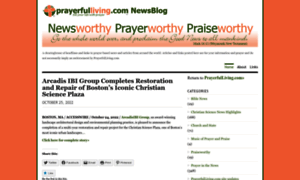 Prayerfullivingnewsblog.wordpress.com thumbnail