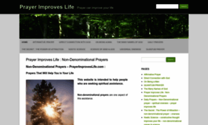 Prayerimproveslife.com thumbnail