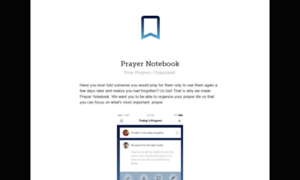 Prayernotebookapp.com thumbnail
