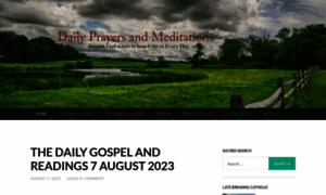 Prayersandmeditations.com thumbnail