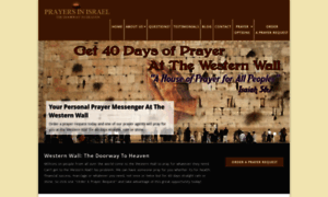 Prayersinisrael.com thumbnail