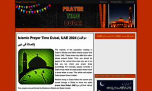 Prayertimedubai.com thumbnail