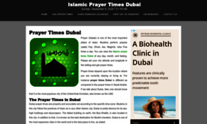 Prayertimesdubai.net thumbnail