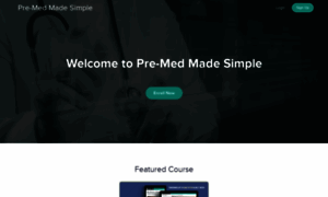 Pre-med-made-simple.teachable.com thumbnail