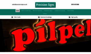 Precision-signs.co.uk thumbnail