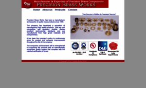 Precisionbrassworks.com thumbnail