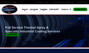 Precisioncoatings.com thumbnail