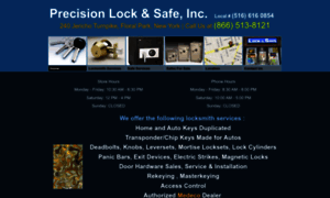 Precisionlockandsafe.net thumbnail