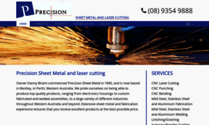 Precisionsheetmetal.com.au thumbnail