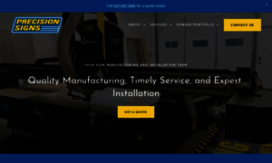 Precisionsigns.net thumbnail