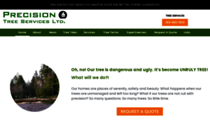 Precisiontreeservices.ca thumbnail