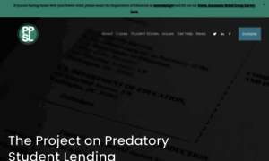 Predatorystudentlending.org thumbnail