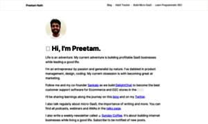 Preetamnath.com thumbnail