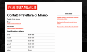 Prefettura.milano.it thumbnail