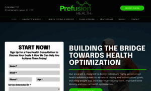 Prefusionhealth.com thumbnail