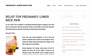 Pregnancy-lowerbackpain.com thumbnail