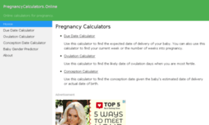 Pregnancycalculators.online thumbnail