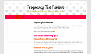 Pregnancytestreviews.com thumbnail