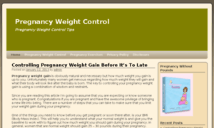 Pregnancyweightcontrol.net thumbnail